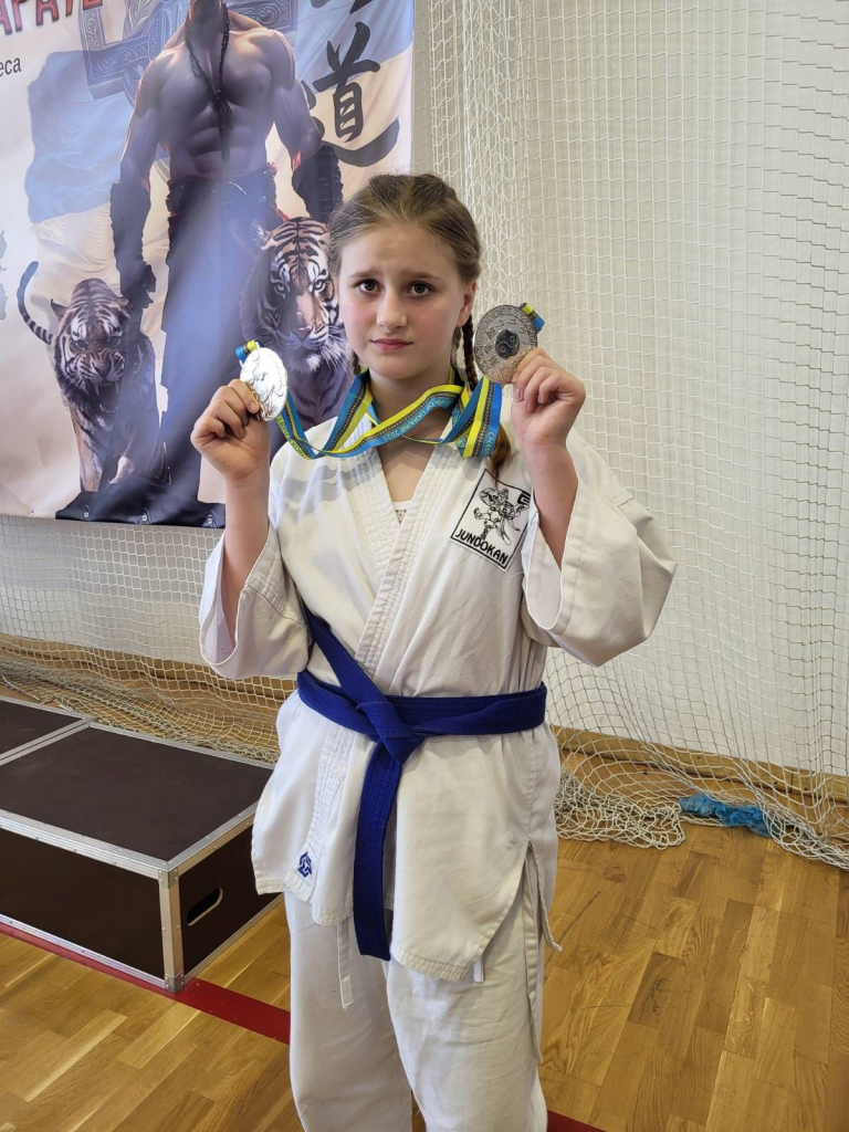 Закарпатська каратистка здобула призові місця на Чемпіонаті України з годзю-рю карате